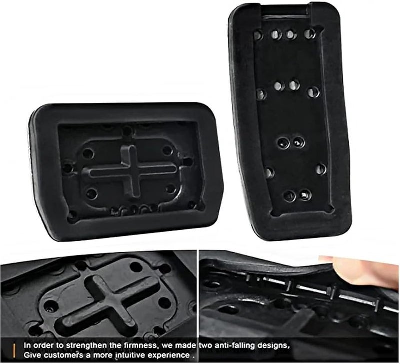 Hyundai Creta Cantus 2014 2023 Car Brake Fuel Rest Pedal Covers Set 4 Pcs - Image 5